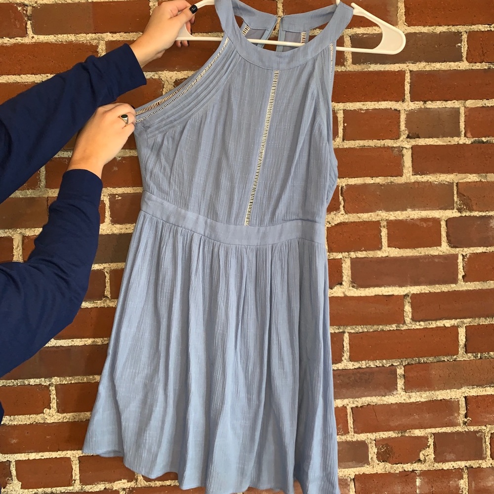 Powder Blue flows dress